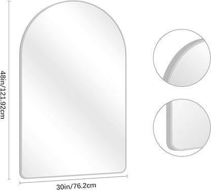 Arched Bathroom Mirror, Wall Mounted Mirror, Living Room, Hanging or Leaning - Image 3