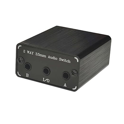 SPRODIO 2 Port 3.5mm Stereo Audio Switch Box AUX Headphone Speaker Manual - Image 2