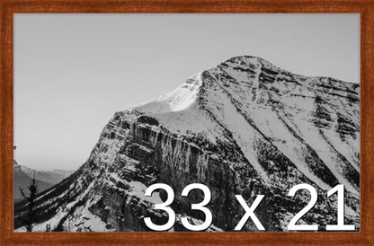 Frame It Easy 33 x 21 Russet Wood Frame by FrameItEasy