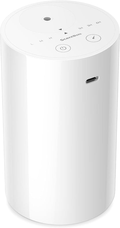 Waterless Essential Oil Diffuser, Battery Operated Aromatherapy Diffuser by ScentBots