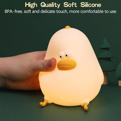 LEDHOLYT Night Light for Kids, Cute Silicone Nursery Chick Lamp for Baby and - Image 4