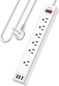 6 Ft Power Strip Surge Protector by Yintar