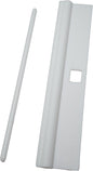 Plastic White 10 Sets Vertical Blind Top Hangers/Clips -Louver Vane Hanger -for 89mm (3.5 inch)