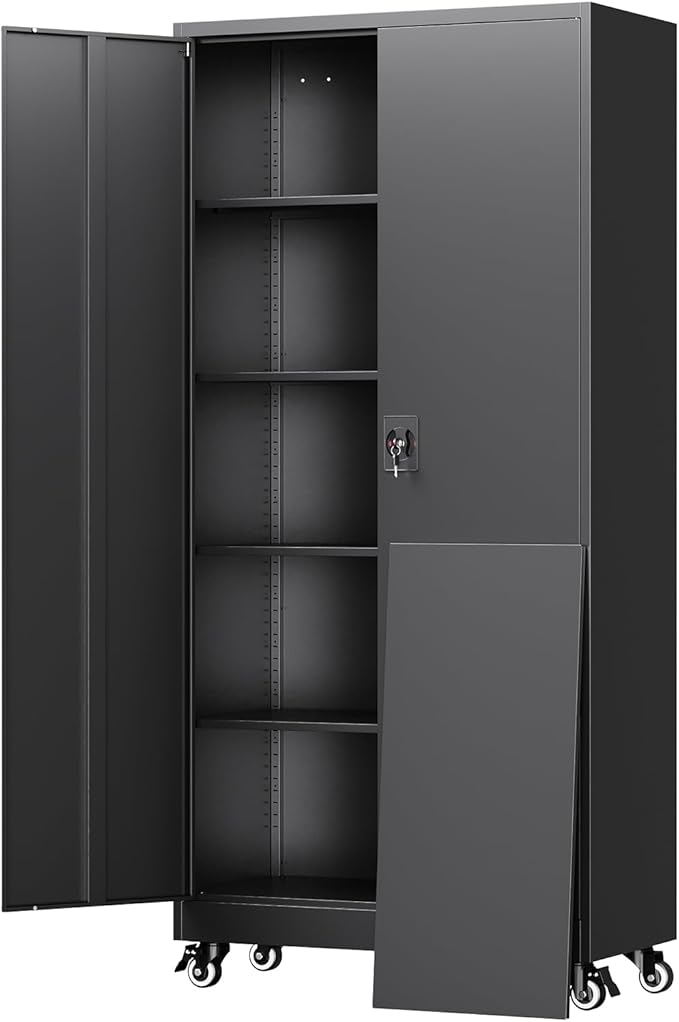 Yizosh Metal Garage Storage Cabinet by Yizosh