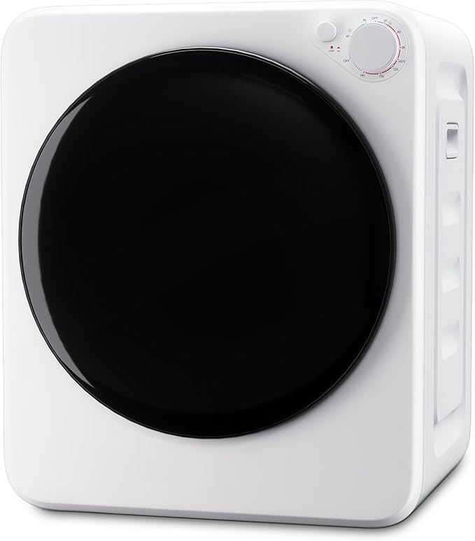 1.6 Cu.Ft Portable Clothes Dryer, 800W Fast Drying Front Load Laundry Dryer by Stopsad
