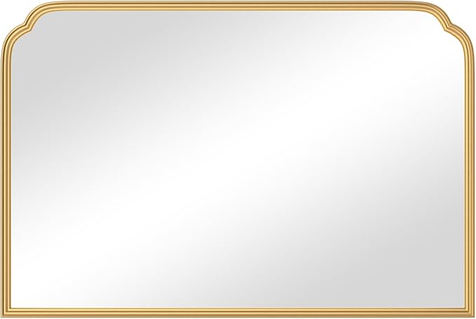 36X24 Inch Gold Bathroom Vanity Mirror - Image 8