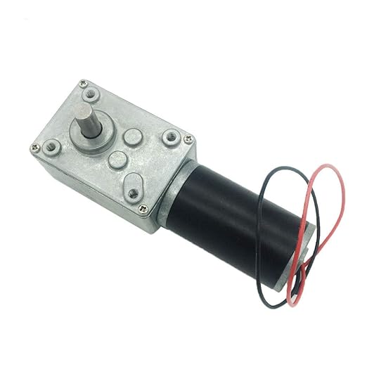 BRINGSMART A58SW31ZY 12V 470rpm DC Worm Gear Motor 3.4kg.cm Self-Locking by BRINGSMART
