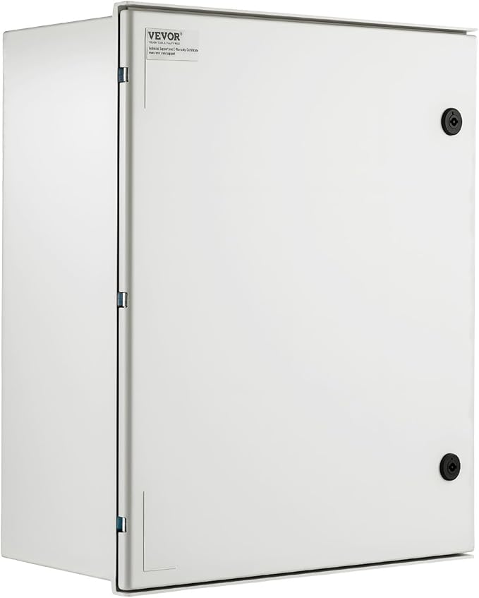 VEVOR Fiberglass Enclosure 19.7 x 15.7 x7.9 Electrical Enclosure Box NEMA 3X - Image 9