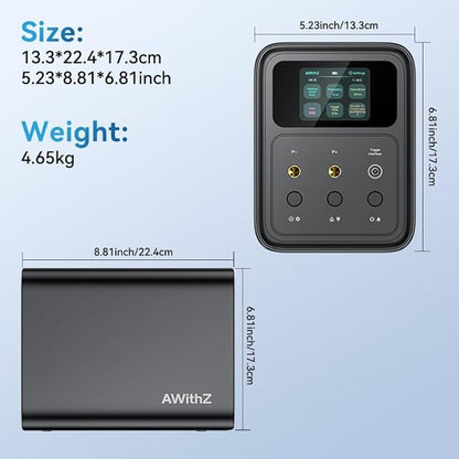 Capacitor Battery Spot Welder, AWithZ 69.2 KW Spot Welder, 2-in-1 Automatic & - Image 5