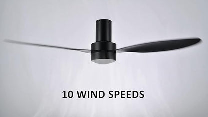 SMAAIR 52" Smart Flush Mount Ceiling Fans - Image 2