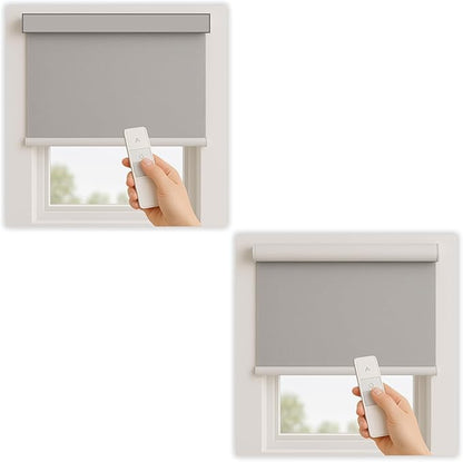 HILADUO Customized Solar Screen Roller Shade Blinds - Image 4