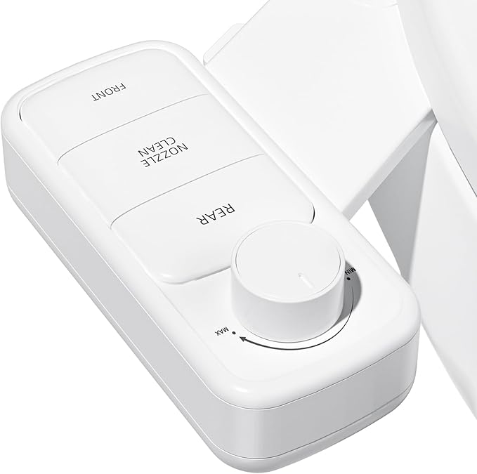 Ultra-Slim Bidet Attachment, Self-Cleaning Dual Nozzle, Accessibility-Enhanced by Clirass