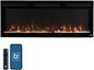 Touchstone Smart Electric Fireplace-The Fury 50" Wide- 4.5" Thin in Wall by TouchstoneHomeProducts