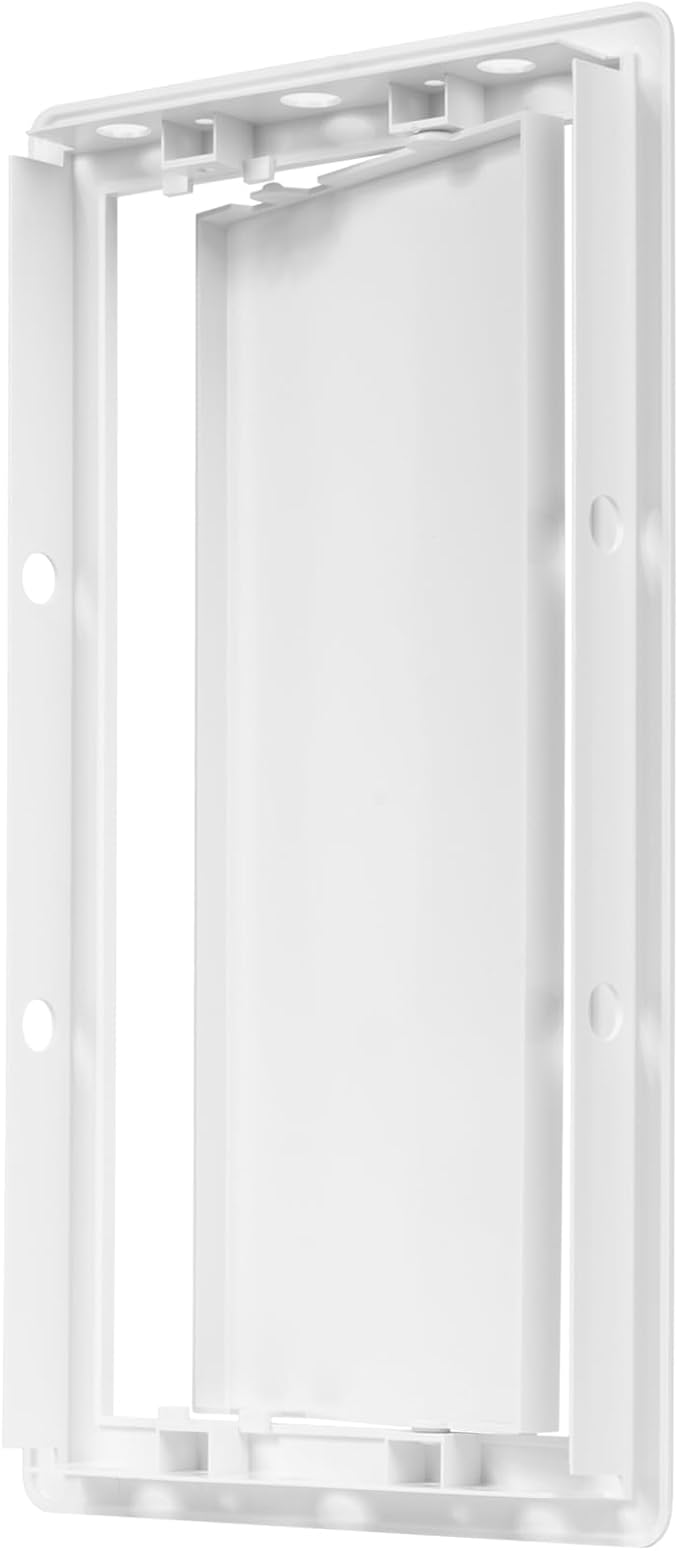 6" x 12" White Plastic Access Panel. Service Shaft Door Panel. Plumbing - Image 5