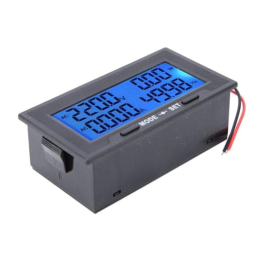 Oumefar Intelligent Digital LCD Display AC Voltage Current Tester Meter 0-500V - Image 4