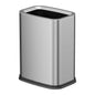 2.6 Gal Stainless Steel Bathroom Trash Can, Metal Waste Baskets by KHMMGK