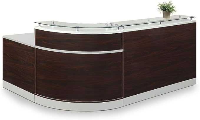 NBF L-Shaped Modern Reception Desk - Image 5