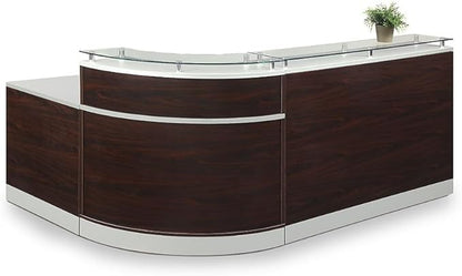 NBF L-Shaped Modern Reception Desk - Image 5