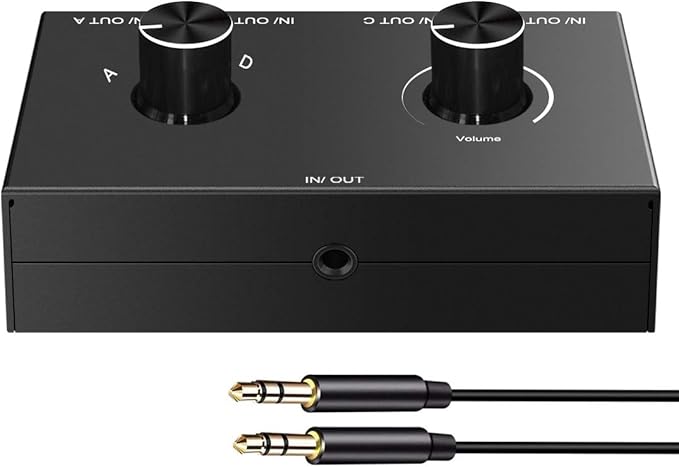 4-Way 3.5mm Stereo Audio Switcher - Image 2