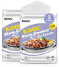 KOOC Slow Cooker Liners 8"x11" 20 Count Mini Size Disposable Pot Liners Cooking by KOOC