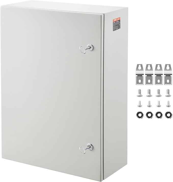 VEVOR Steel Electrical Box, Cold Rolled Steel Electrical Enclosure Box by VEVOR