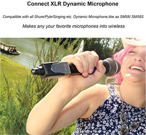 Xvive U3 XLR Microphone Wireless System 2.4GHz Wireless XLR Transmitter and - Image 3