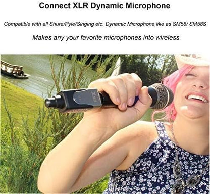 Xvive U3 XLR Microphone Wireless System 2.4GHz Wireless XLR Transmitter and - Image 3