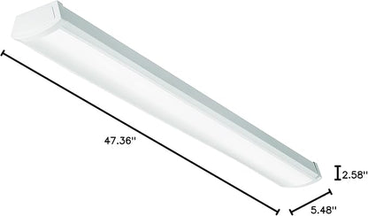 Lithonia Lighting 4 Foot LED Light Fixture, Low-Profile LED Wraparound Flush - Image 9
