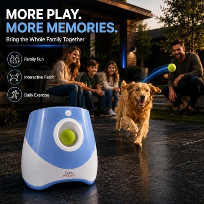 automatic ball launcher for dogs with 10 balls, close-up detail