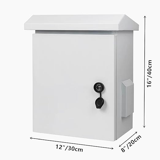 Outdoor Electrical Box 16'' x 12'' x 8'' One-Piece Ventilation Design - Image 4