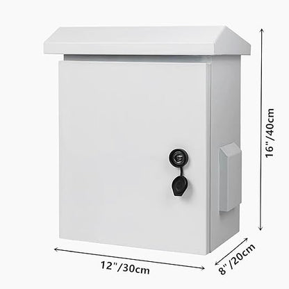 Outdoor Electrical Box 16'' x 12'' x 8'' One-Piece Ventilation Design - Image 4