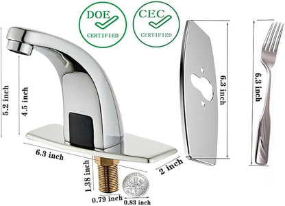 Halo Sanitary Updated H59 Brass Touchless Sensor Faucet - Image 2