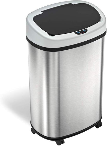 iTouchless SensorCan 50 Liter / 13 Gallon Kitchen Trash Can - Image 4