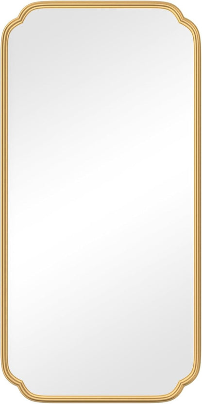 Gold Wall Mirror 48 x 24 Inch Bathroom Vanity Mirror - Image 8
