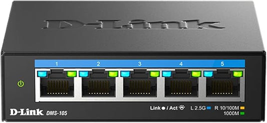 D-Link 5-Port 2.5GB Unmanaged Gaming Switch by D-Link
