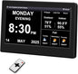 2025 Digital Clock with Weather Forecast & Temperature/Humidity Large Display by TIMEMOON