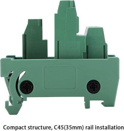 ANMBEST 2 in 8 Out Terminal Blocks Module, 25A DIN Rail and Panel Mounting - Image 6