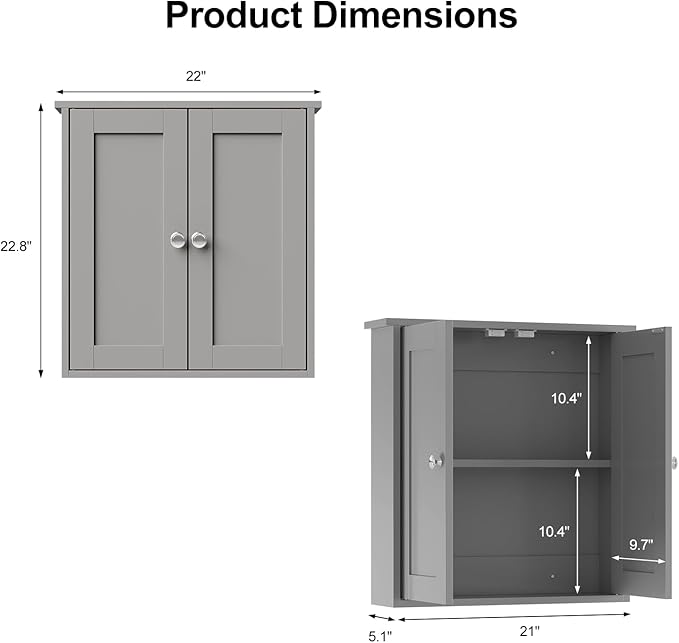 Bathroom Wall Cabinet, Medicine Cabinets - Image 2
