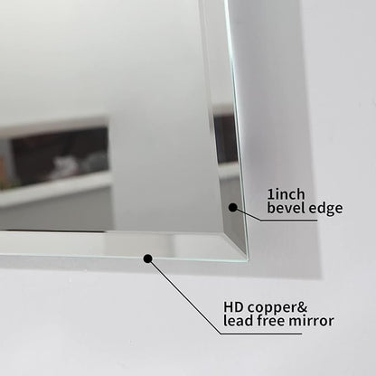 Mirrorons Beveled Mirror, Bathroom Mirrors - Image 5