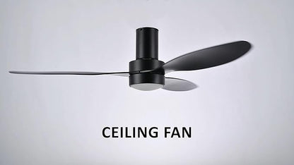 SMAAIR Ceiling Fan with Light and Remote Control 52 Inch, Flush Mount Ceiling - Image 2