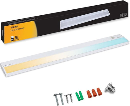 Ansen Hardwired Under Cabinet Lighting, 36in 22W LED Light by ANSEN