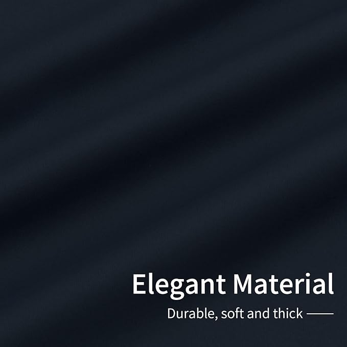 Easy-Going Blackout Curtains for Bedroom, Solid Thermal Insulated Grommet and - Image 6