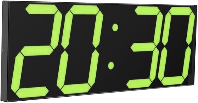 CHKOSDA LED Large Digital Wall Clock, Oversize Digital Clock by CHKOSDA