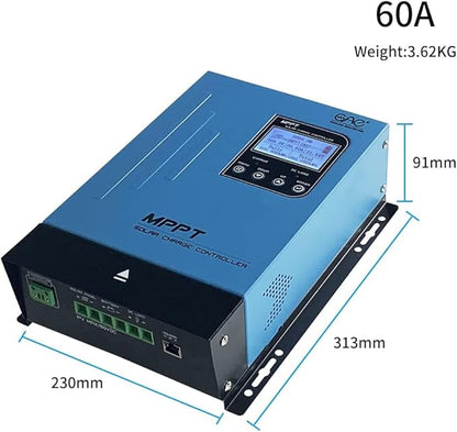 60A MPPT Solar Charge Controller 12V24V48V Auto Battery Regulator Solar Panel - Image 3