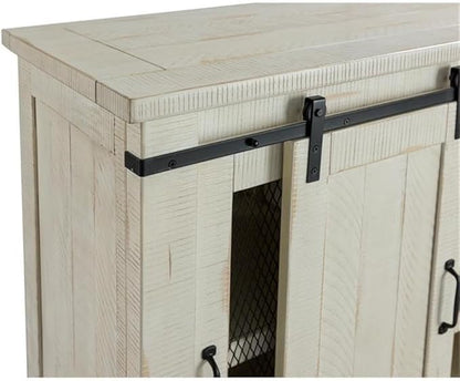 Martin Svensson Home Rustic 65” Solid Wood TV Stand - Image 5