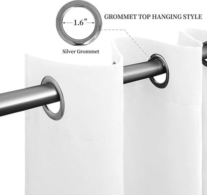 Easy-Going Blackout Curtains for Bedroom, Solid Thermal Insulated Grommet and - Image 5