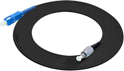 Jeirdus 150M SC to FC Outdoor Armored Simplex 9/125 SM Fiber Optic Cable Jumper - Image 4