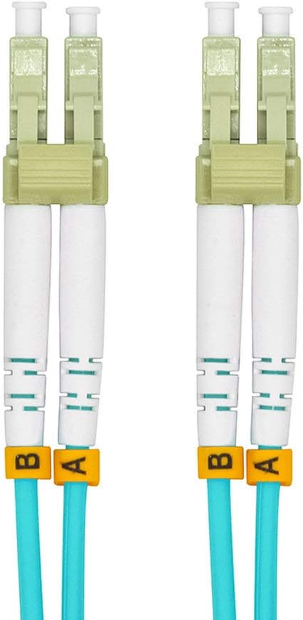 Jeirdus 50Meters 160ft LC to LC Duplex 50/125 10G OM3 Multi-Mode Fiber Optic - Image 2