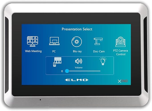 Elmo 3461 Model TCP07 Touch Screen Control 7” Stand-Alone Interface, Bright by Elmo