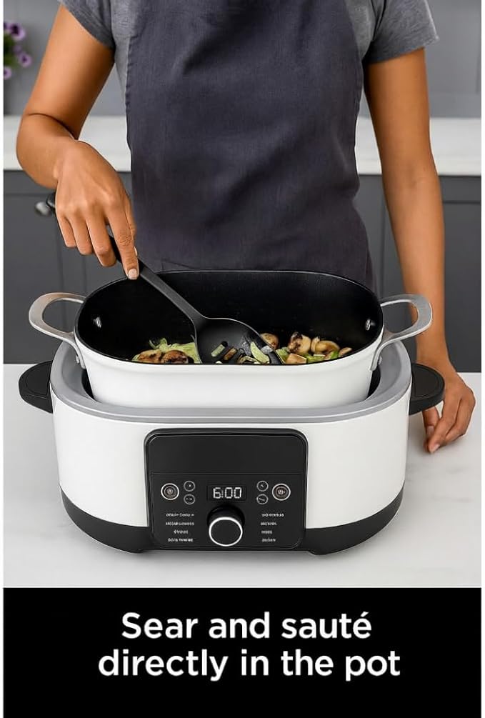 8.5 Quart Large Capacity Multi Cooker, Programmable Electric Pot - Image 3